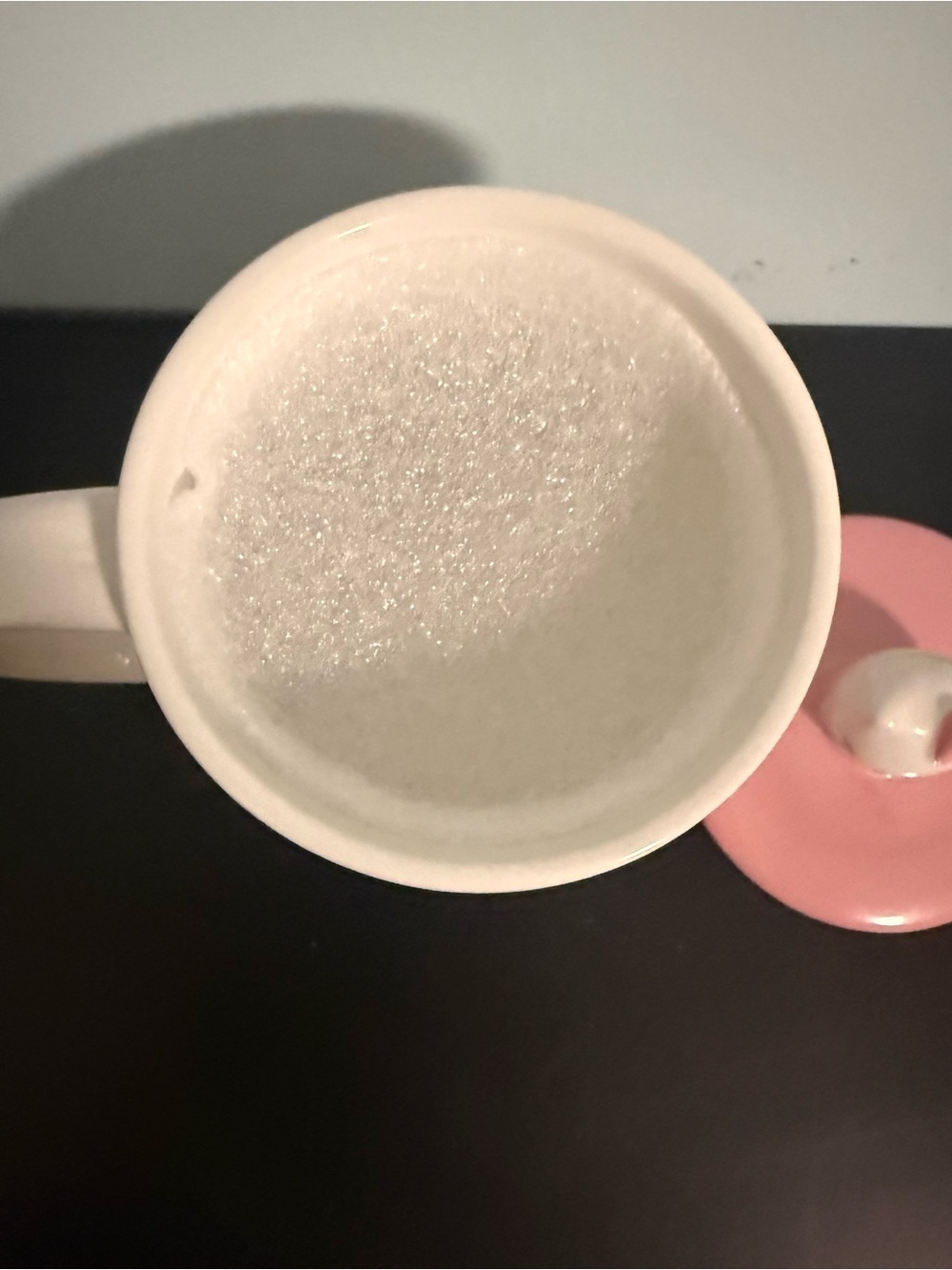 Hello Kitty Pink and White Striped Ceramic Mug with Lid! NWT - Picture 5 of 7